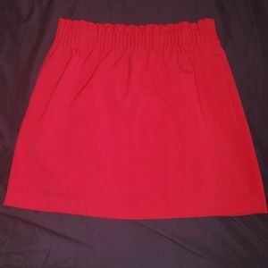 J Crew Sidewalk Skirt - Spectrum Red Size 8